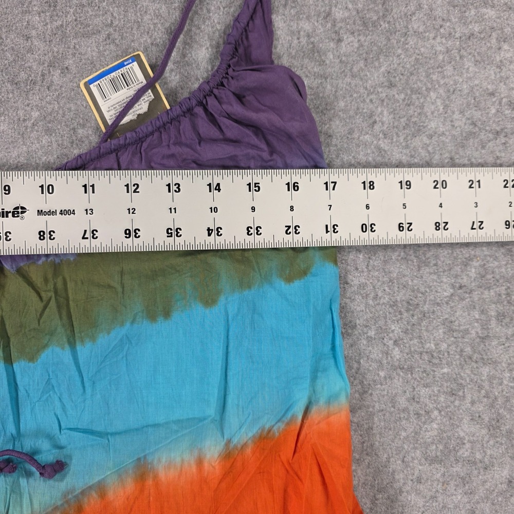 NEW Converse One Star Women's Tie Dye Lightweight Tank Top Med Purple orange NWT - Picture 5 of 7